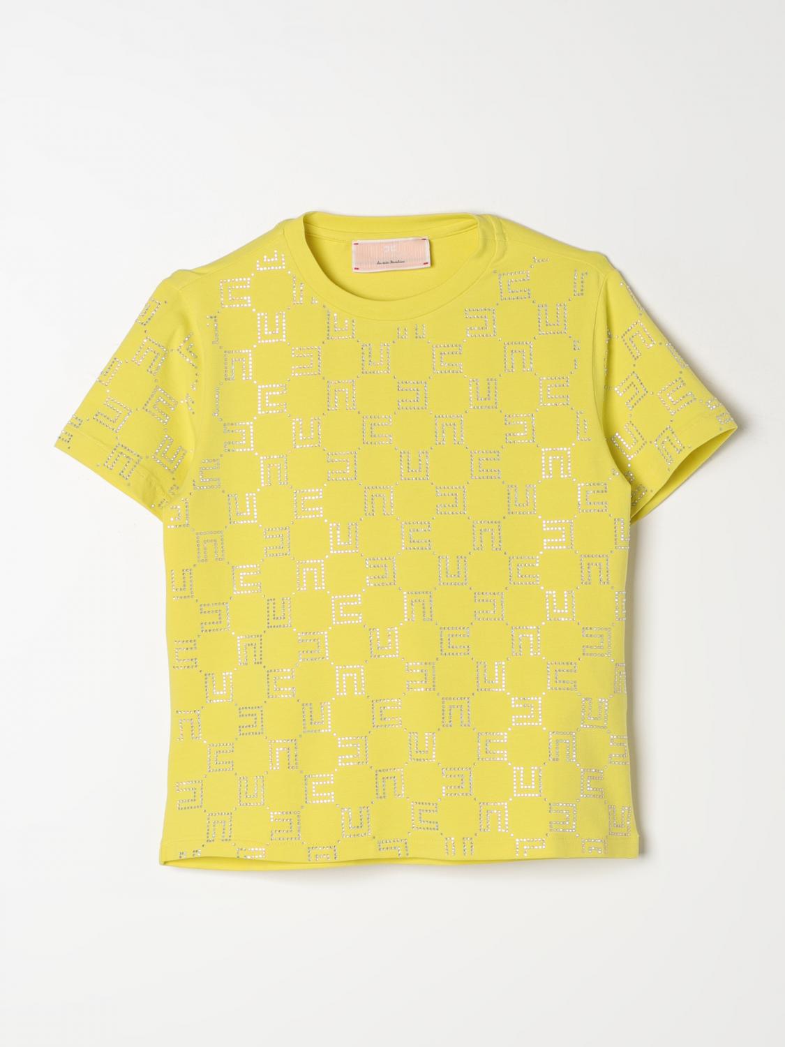 Elisabetta Franchi La Mia Bambina T-Shirt ELISABETTA FRANCHI LA MIA BAMBINA Kids colour Yellow