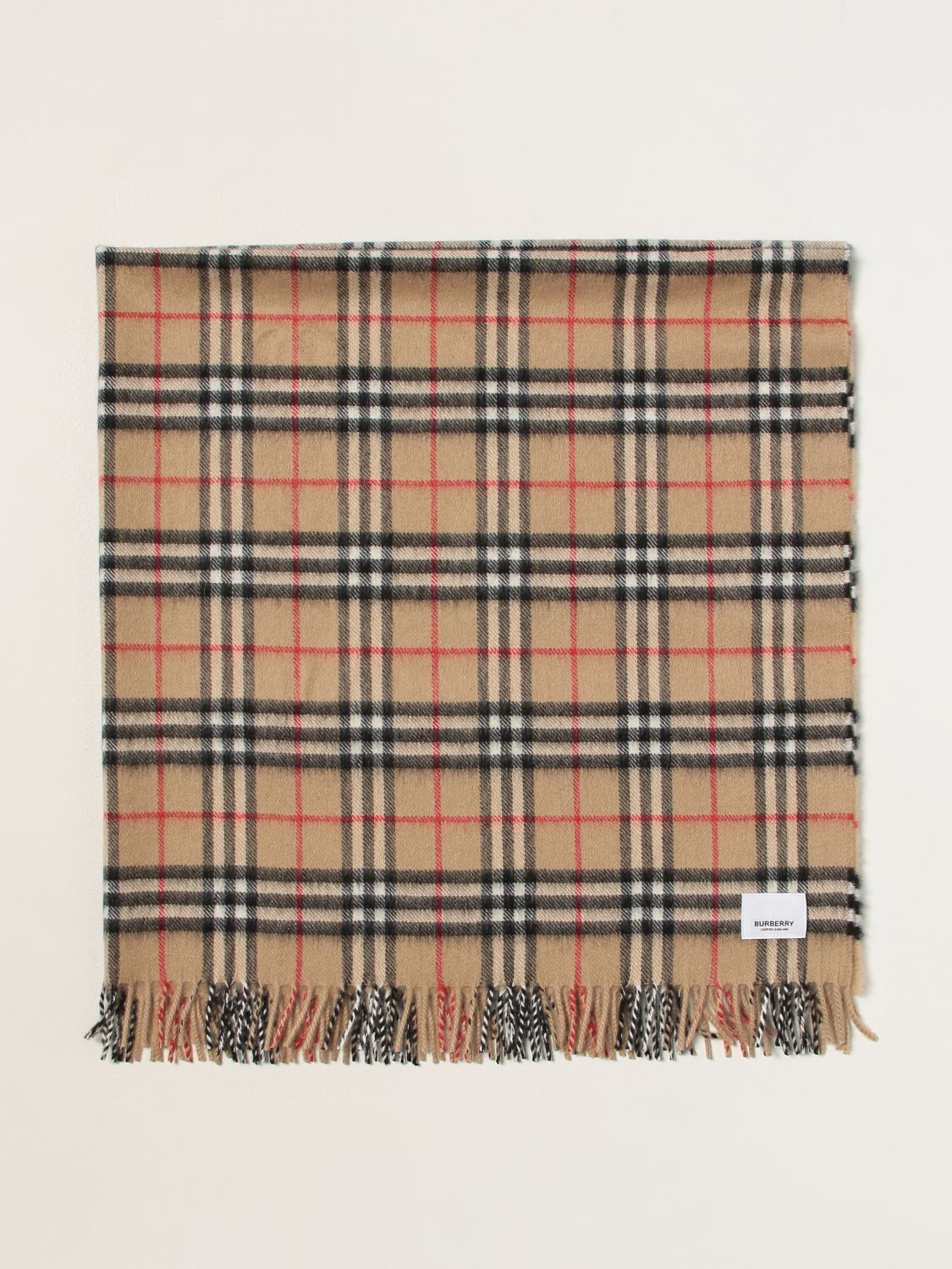 Burberry Kids Scarf Boy BURBERRY KIDS Kids colour Beige