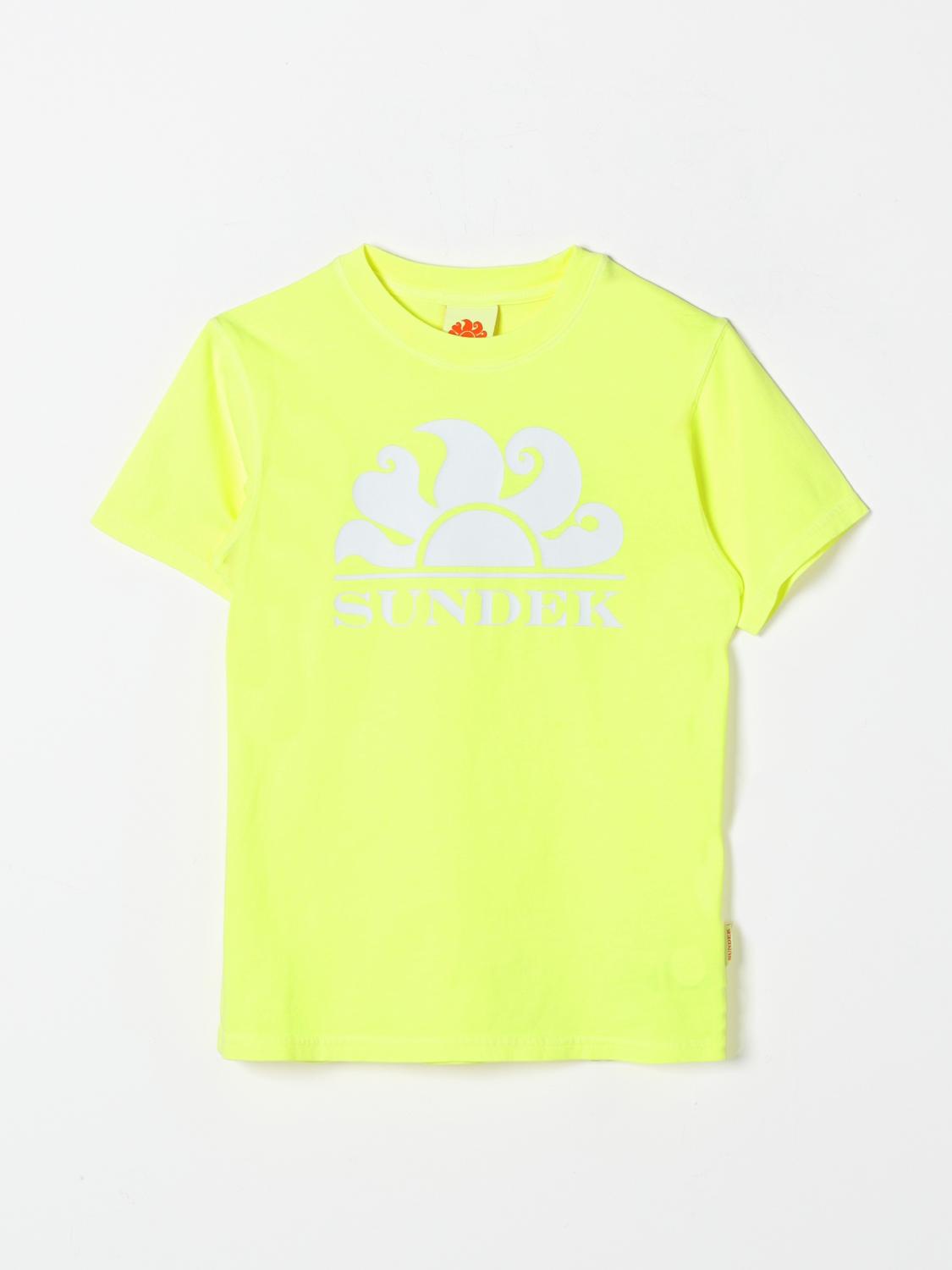 Sundek T-Shirt SUNDEK Kids color Yellow