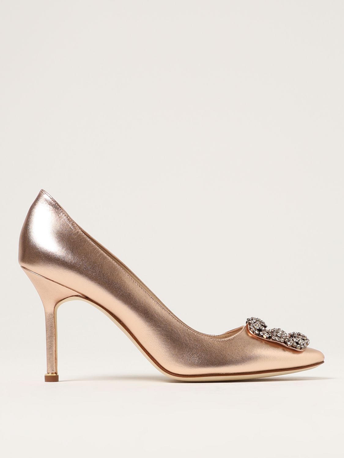 Manolo Blahnik Court Shoes MANOLO BLAHNIK Woman colour Gold