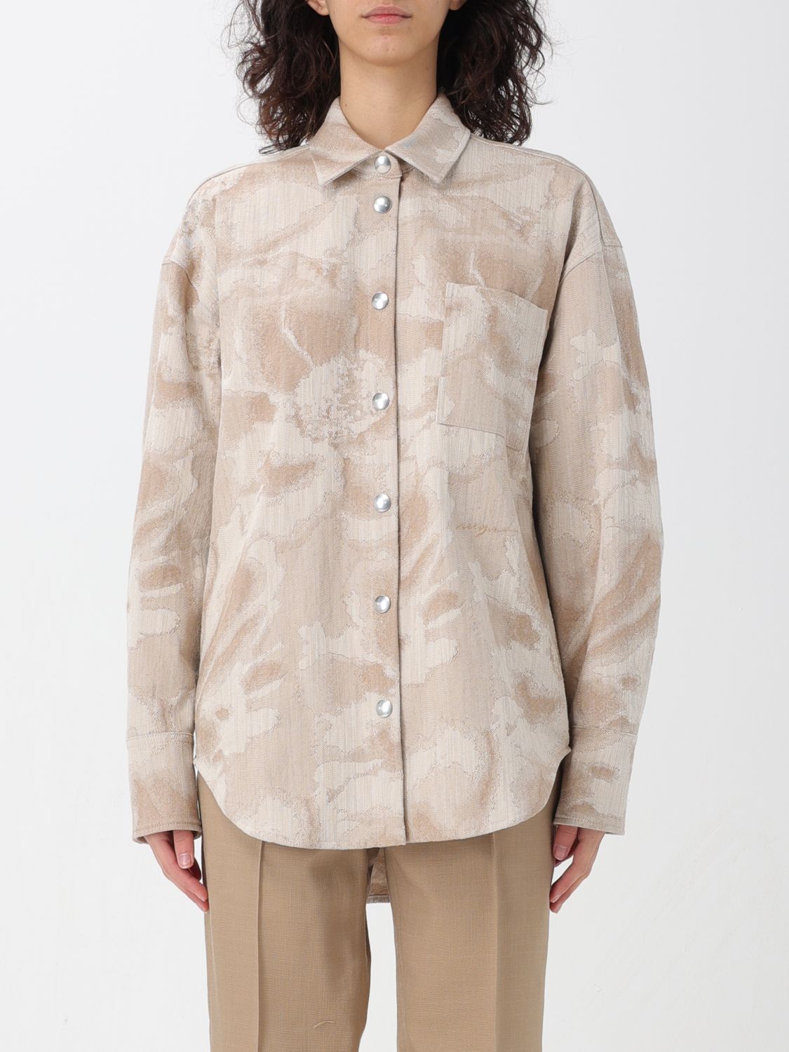 Msgm Shirt MSGM Woman colour Beige