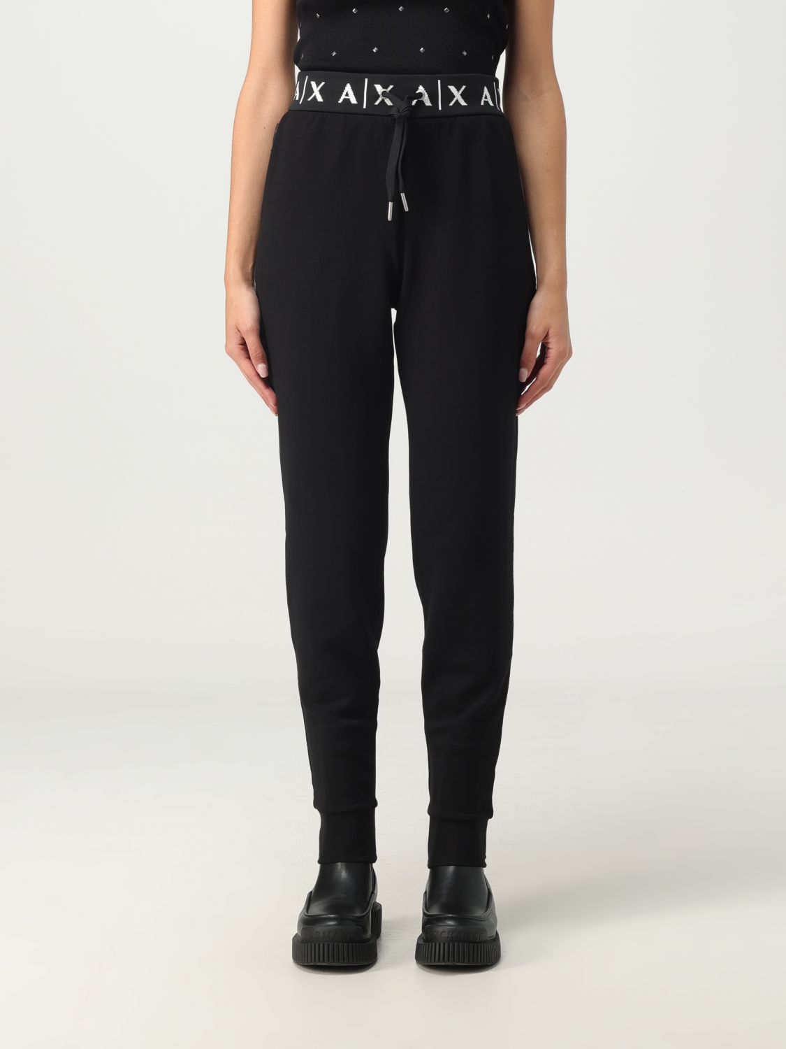 Armani Exchange Trousers ARMANI EXCHANGE Woman colour Black