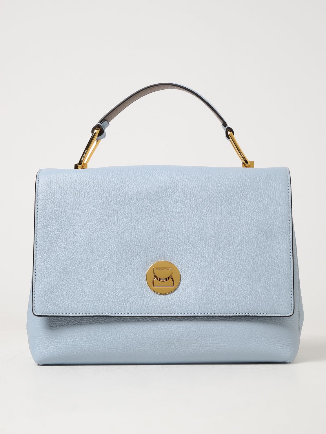 Coccinelle Tote Bags COCCINELLE Woman colour Gnawed Blue