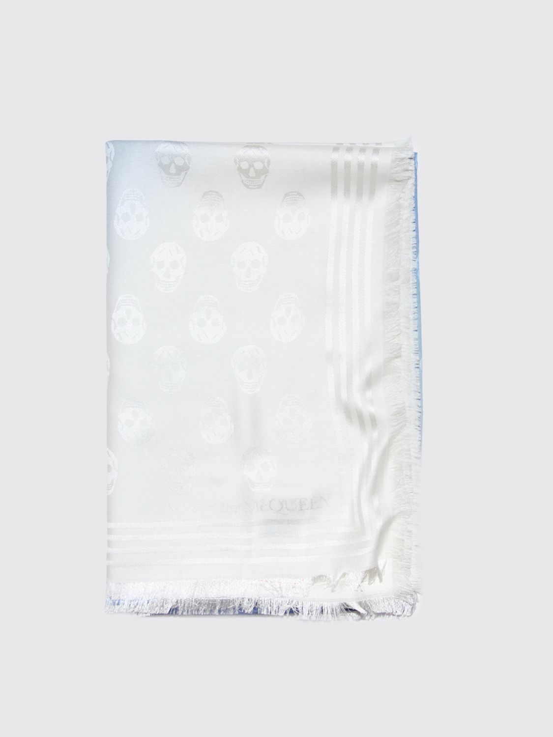 Alexander McQueen Scarf ALEXANDER MCQUEEN Woman colour White