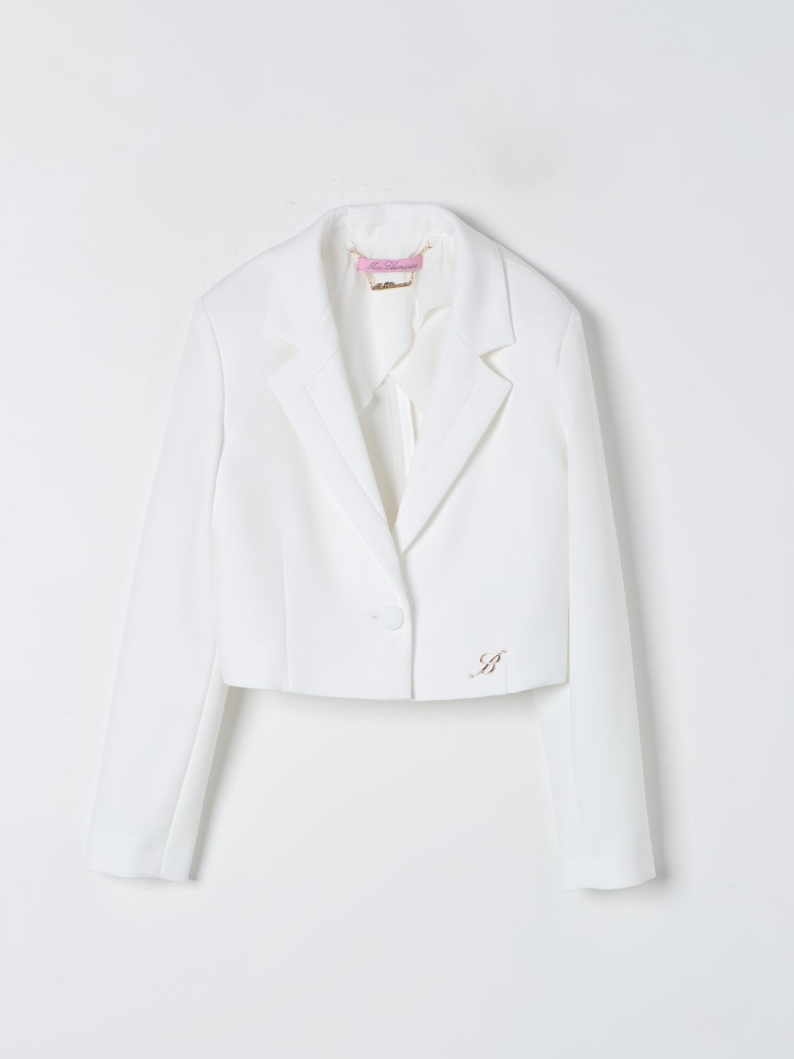 Miss Blumarine Blazer MISS BLUMARINE Kids colour White