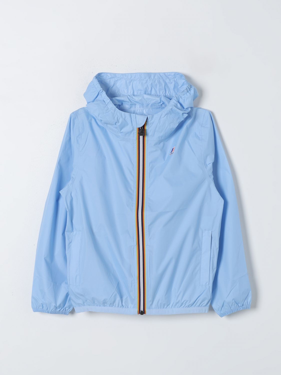 K-Way Jacket K-WAY Kids colour Gnawed Blue