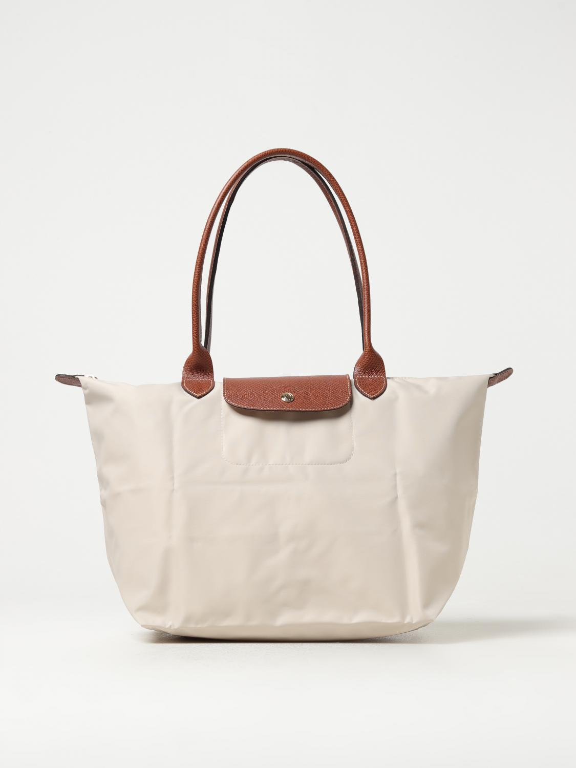  Longchamp Le Pliage recycled nylon and leather bag