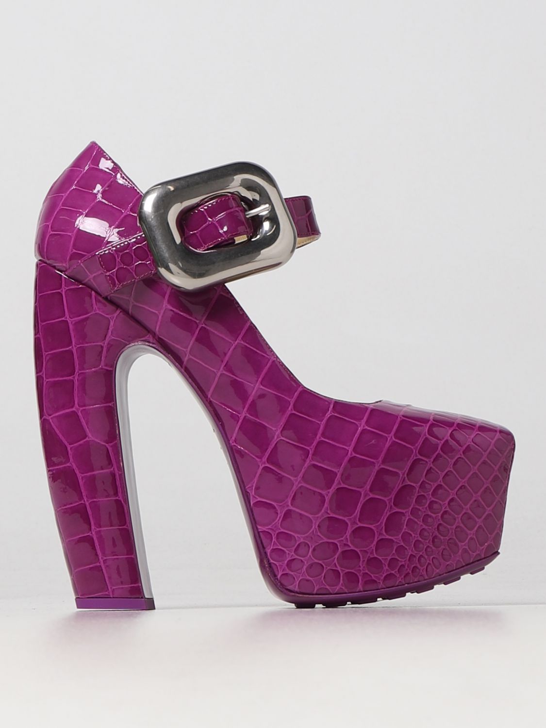 Bottega Veneta High Heel Shoes BOTTEGA VENETA Woman colour Violet