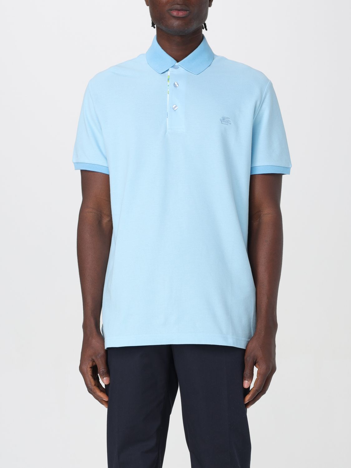 Etro Polo Shirt ETRO Men colour Blue