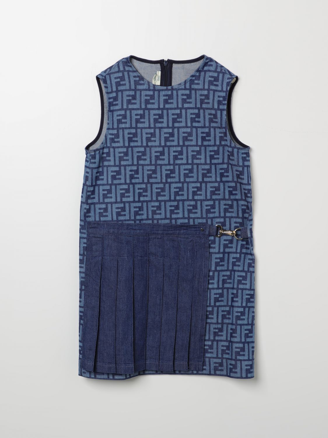 Fendi Kids Dress FENDI KIDS Kids colour Blue