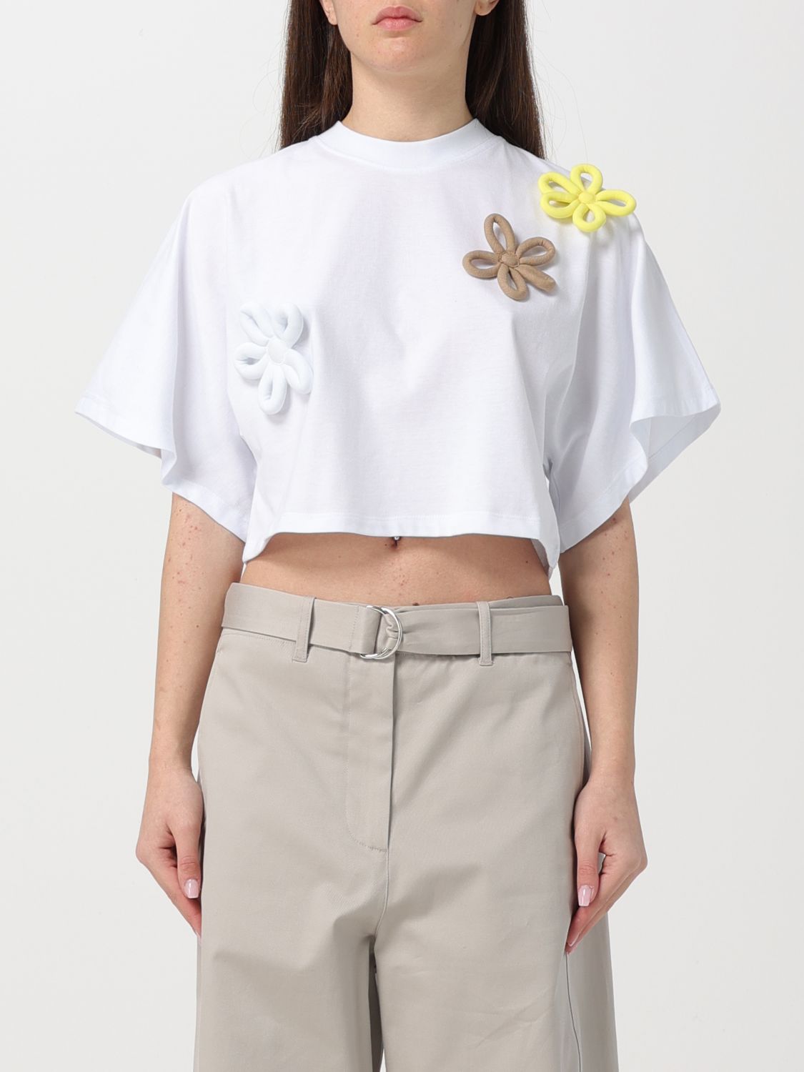 Msgm T-Shirt MSGM Woman colour White