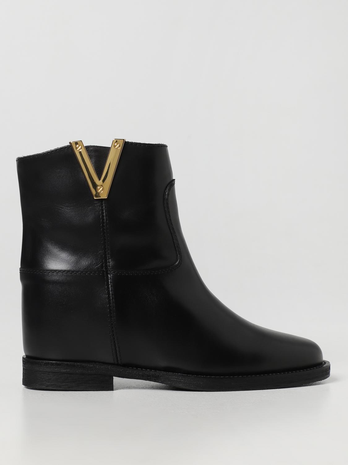 Via Roma 15 Flat Ankle Boots VIA ROMA 15 Woman colour Black