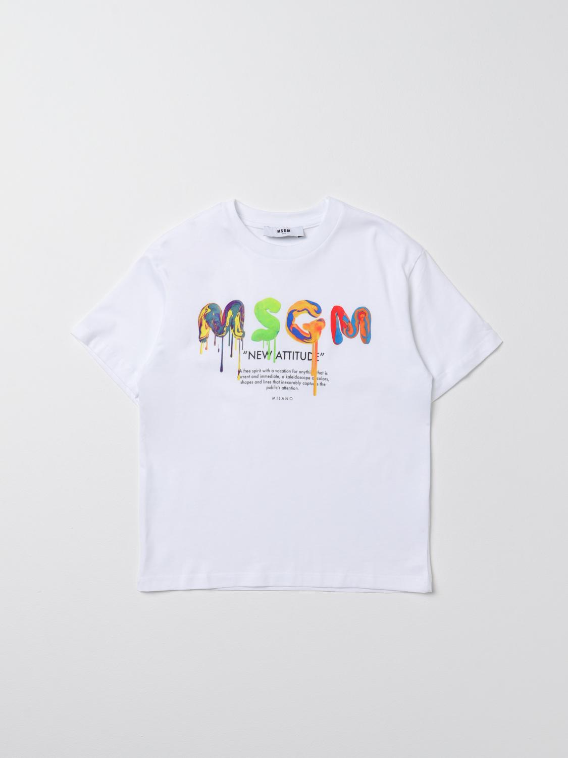 Msgm Kids T-Shirt MSGM KIDS Kids colour White