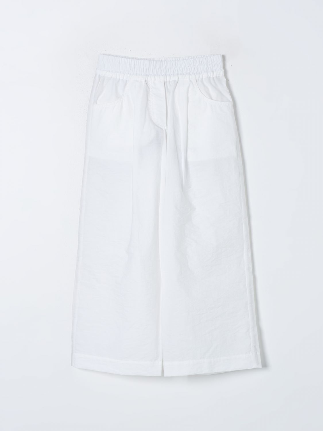 Brunello Cucinelli Trousers BRUNELLO CUCINELLI Kids colour White