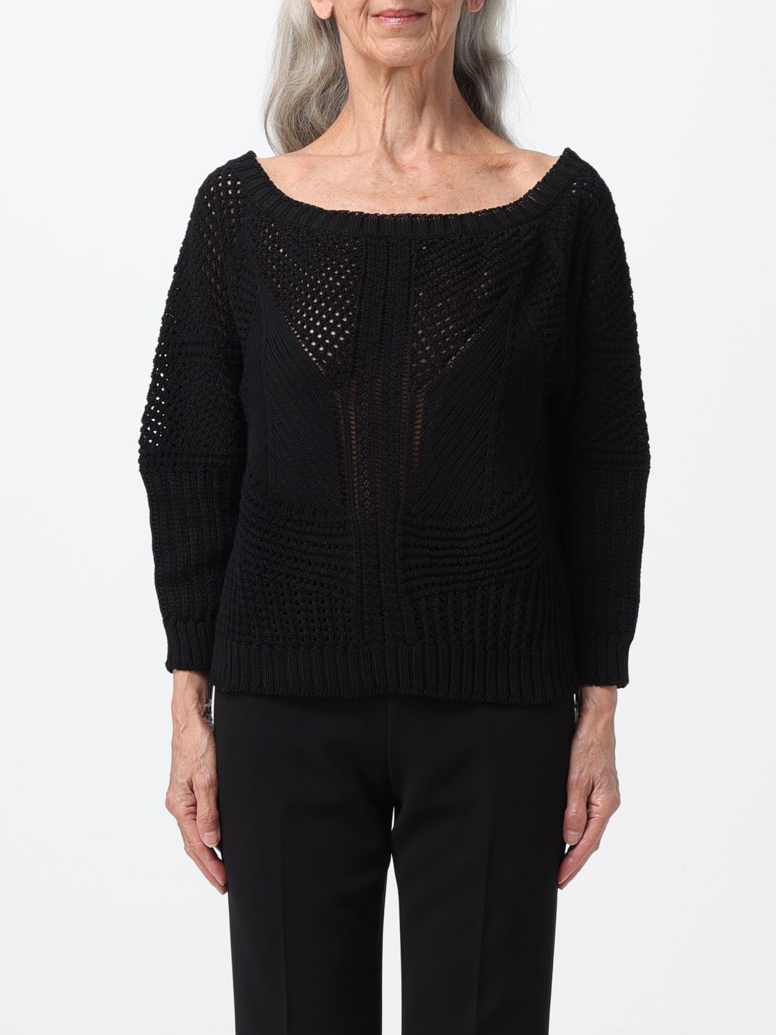 Alberta Ferretti Jumper ALBERTA FERRETTI Woman colour Black