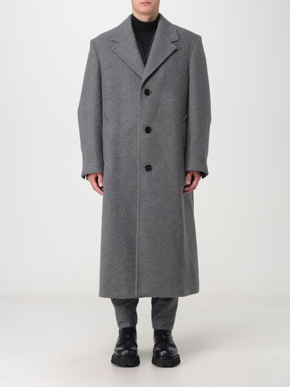 Ami Paris Coat AMI PARIS Men colour Grey