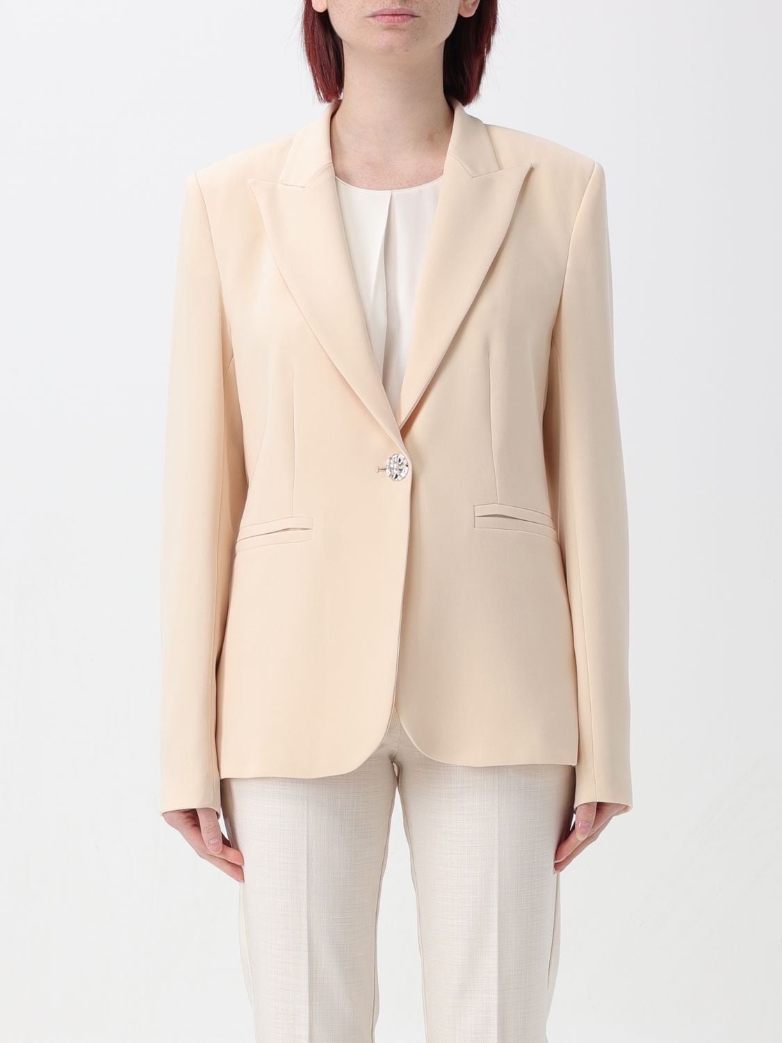 Simona Corsellini Jacket SIMONA CORSELLINI Woman colour Champagne