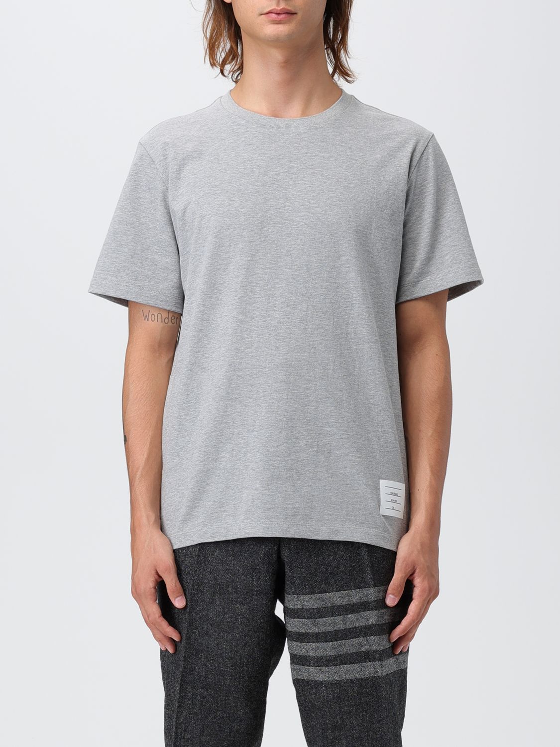 Thom Browne T-Shirt THOM BROWNE Men colour Grey