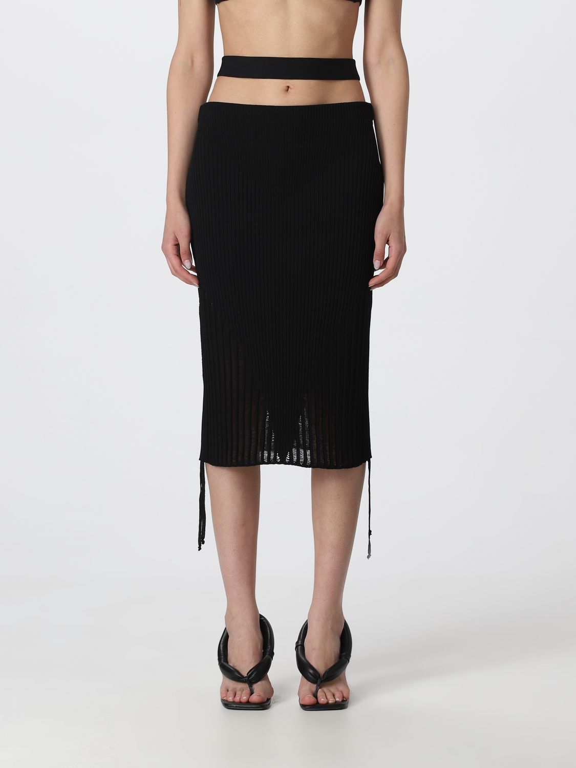  Skirt ANDREADAMO Woman colour Black