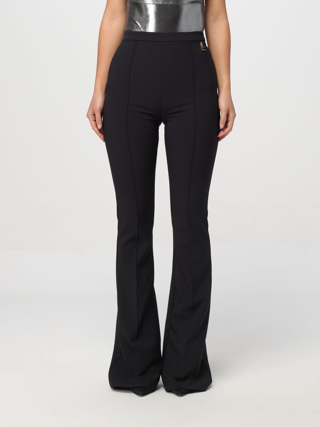 Elisabetta Franchi Trousers ELISABETTA FRANCHI Woman colour Black