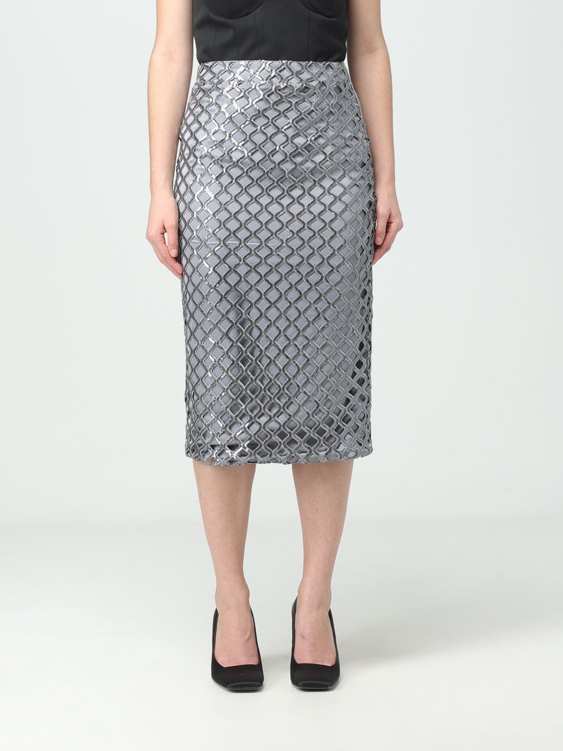 Federica Tosi Skirt FEDERICA TOSI Woman colour Grey