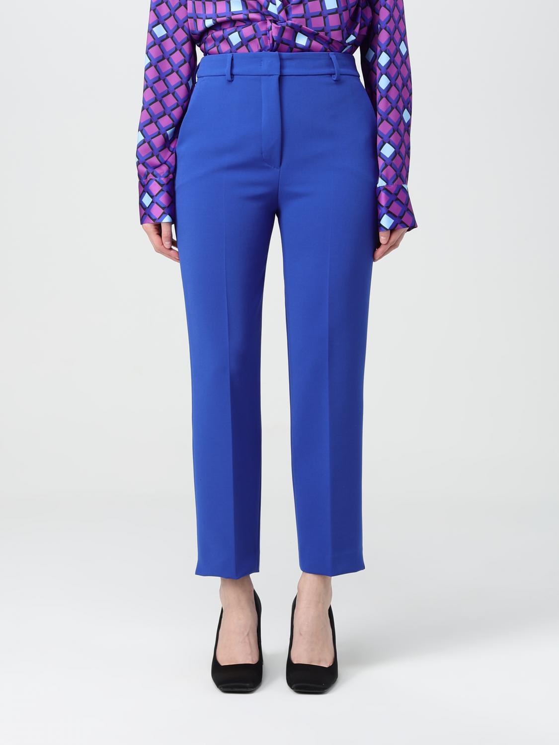 Hanita Trousers HANITA Woman colour Gnawed Blue