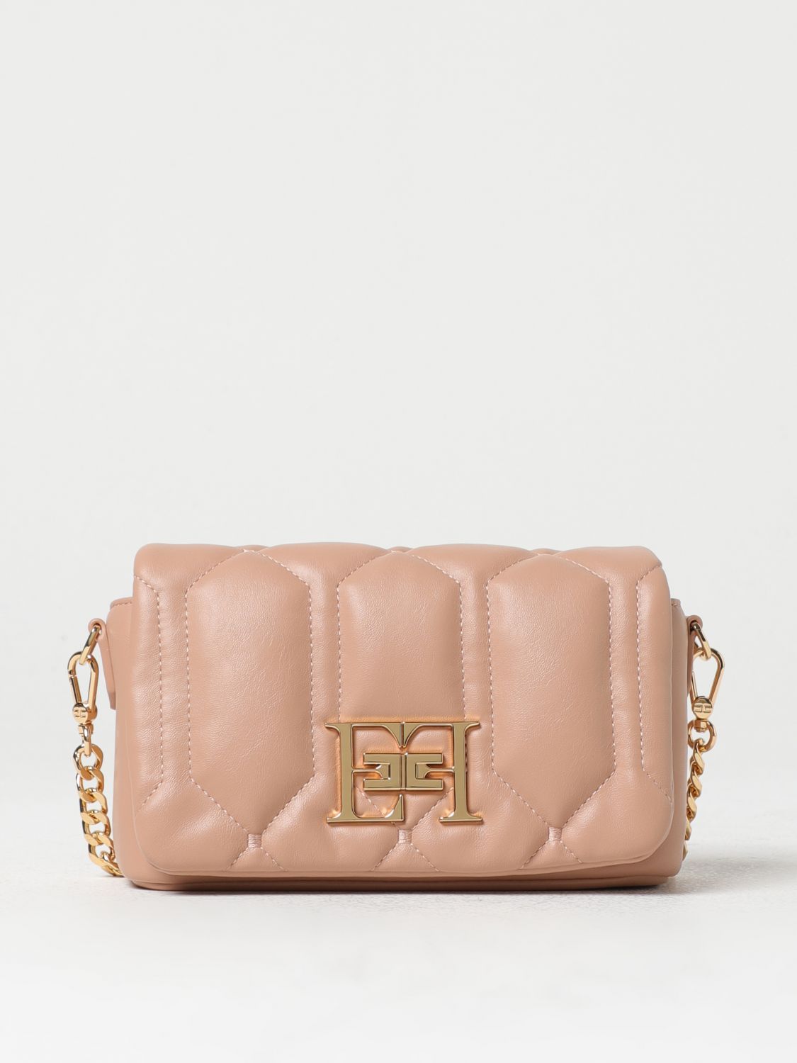 Elisabetta Franchi Crossbody Bags ELISABETTA FRANCHI Woman colour Nude