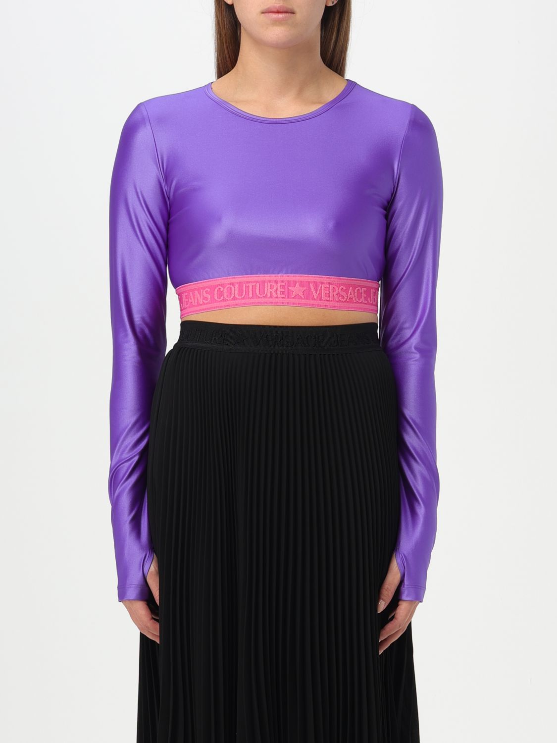 Versace Jeans Couture Top VERSACE JEANS COUTURE Woman colour Violet