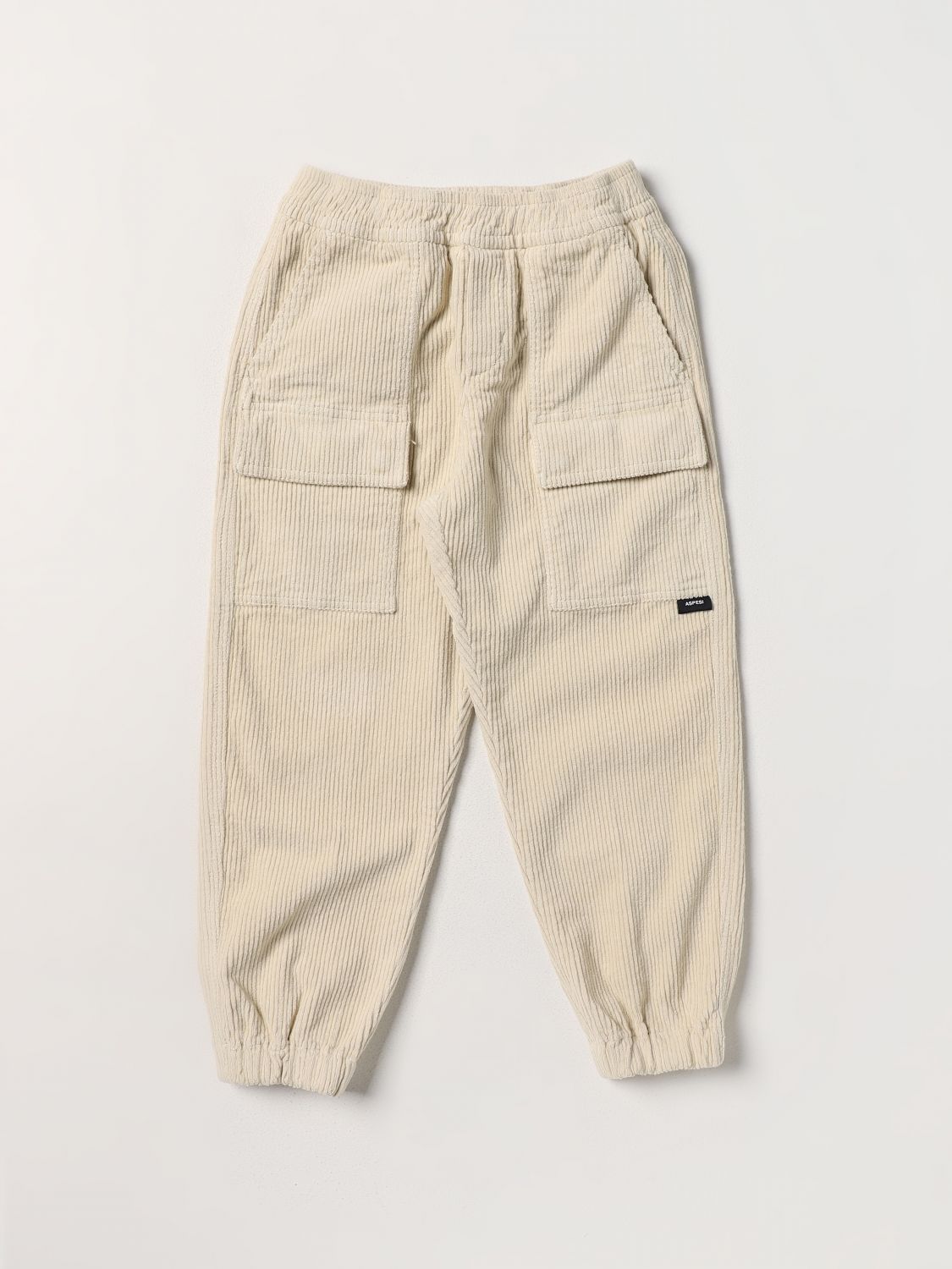 Aspesi Trousers ASPESI Kids colour Ocher