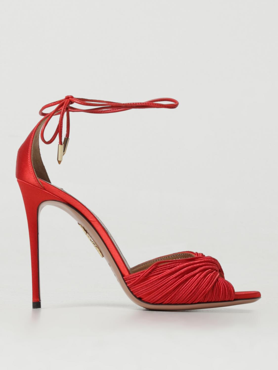 Aquazzura Heeled Sandals AQUAZZURA Woman colour Red