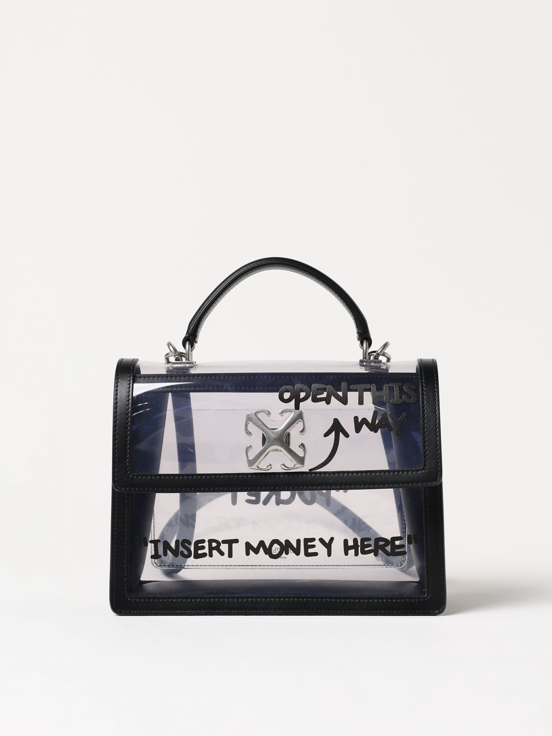 OFF-WHITE Handbag OFF-WHITE Woman colour Black