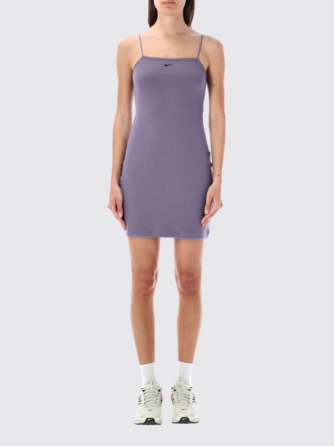 Nike Dress NIKE Woman color Violet