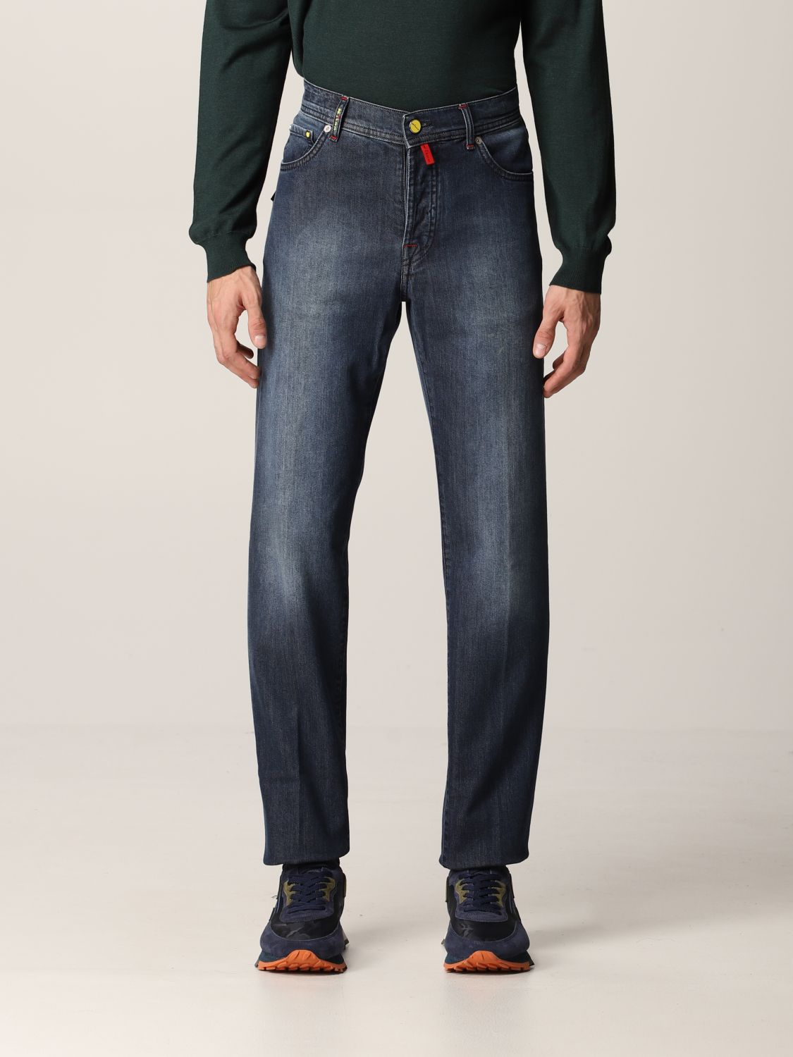 Kiton Jeans KITON Men colour Denim