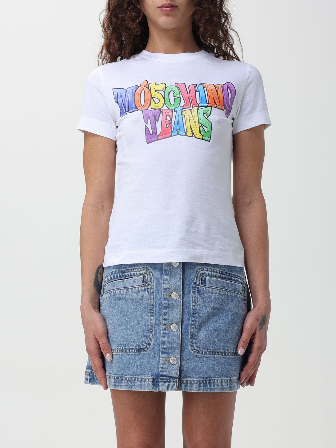 Moschino Jeans Polo Shirt MOSCHINO JEANS Woman colour White