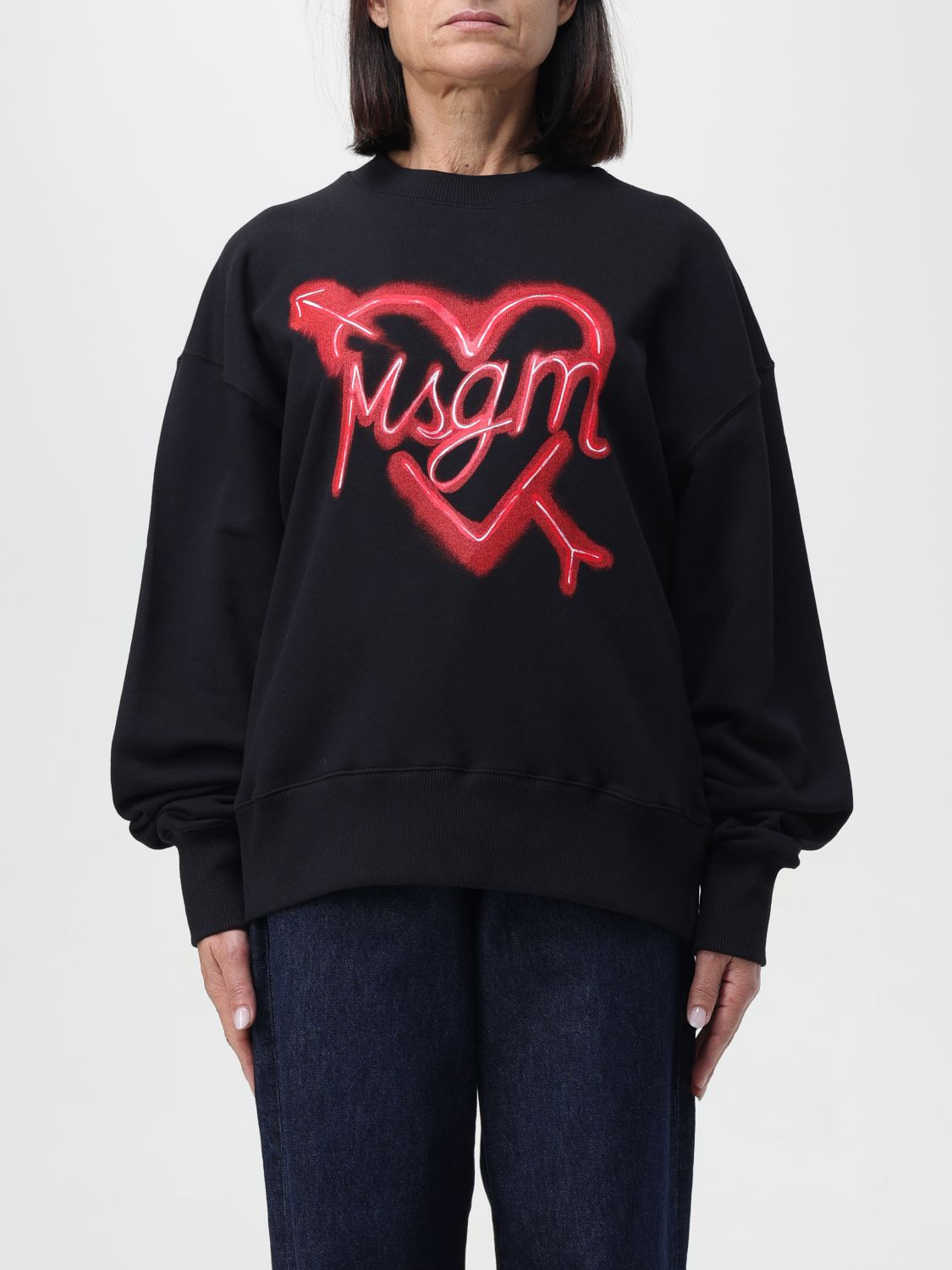 Msgm Sweatshirt MSGM Woman colour Black