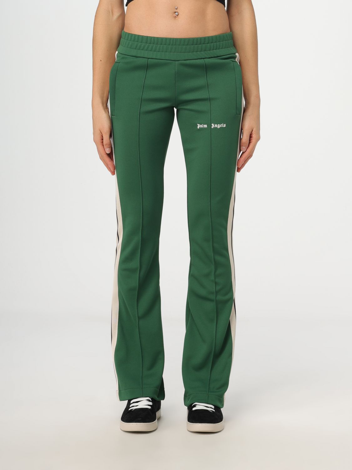 PALM ANGELS Trousers PALM ANGELS Woman colour Green