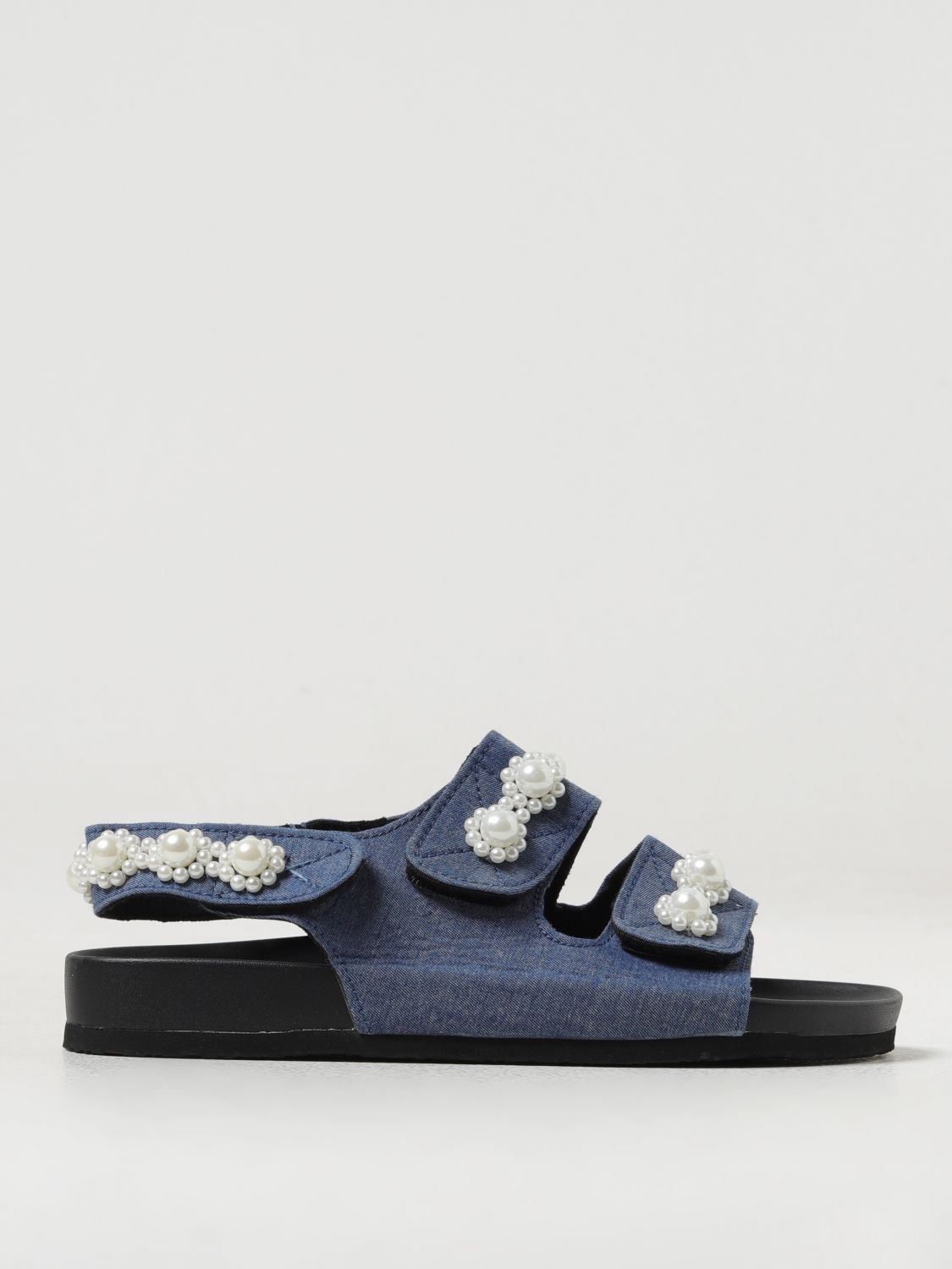 Arizona Love Flat Sandals ARIZONA LOVE Woman colour Denim