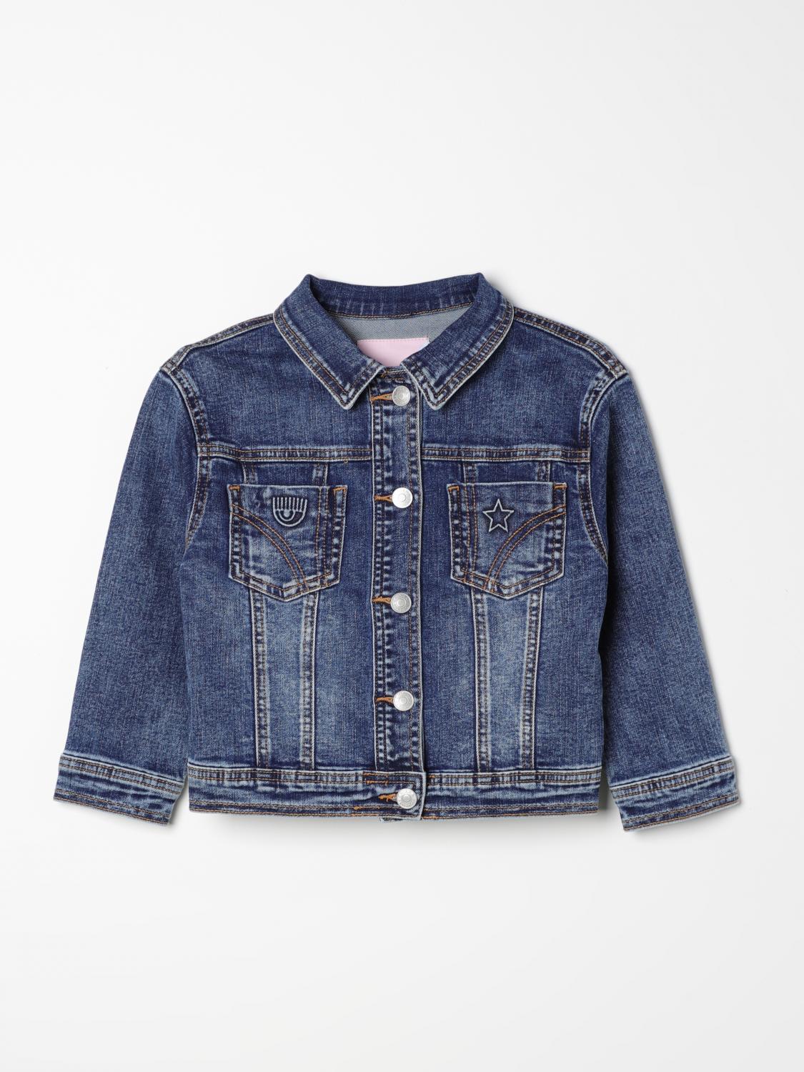 CHIARA FERRAGNI Jacket CHIARA FERRAGNI Kids colour Denim