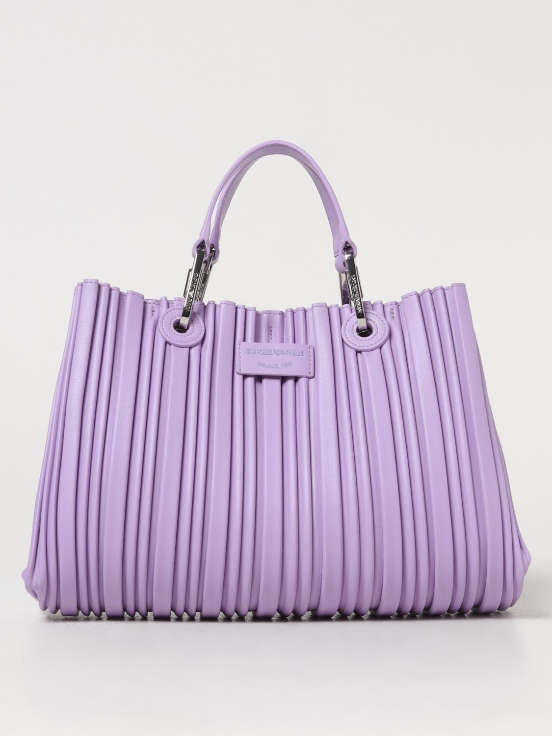 Emporio Armani Tote Bags EMPORIO ARMANI Woman colour Lilac