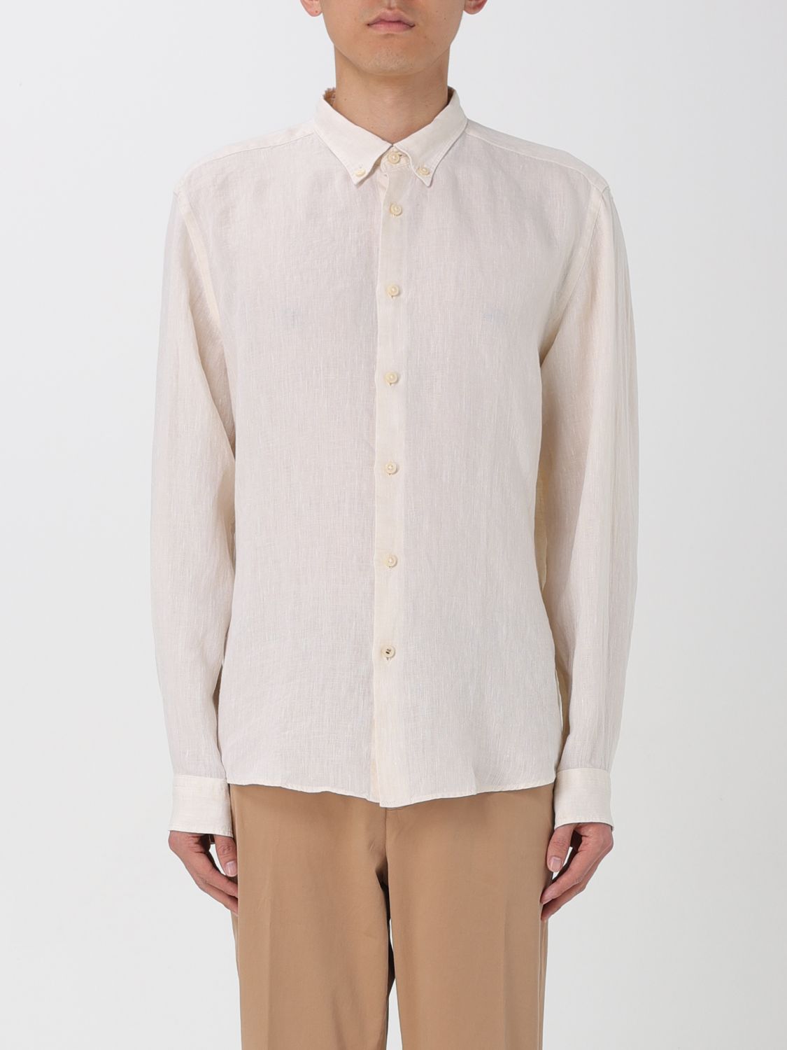 BOSS Shirt BOSS Men colour Cream