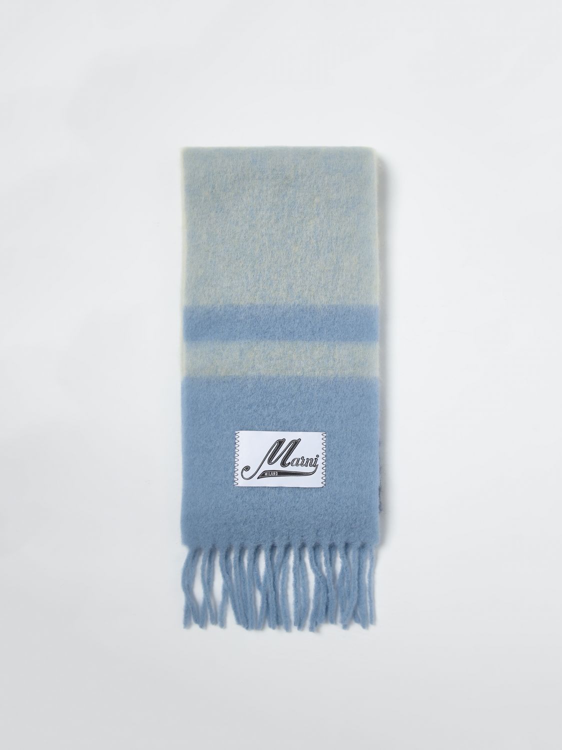 Marni Scarf MARNI Woman color Gnawed Blue