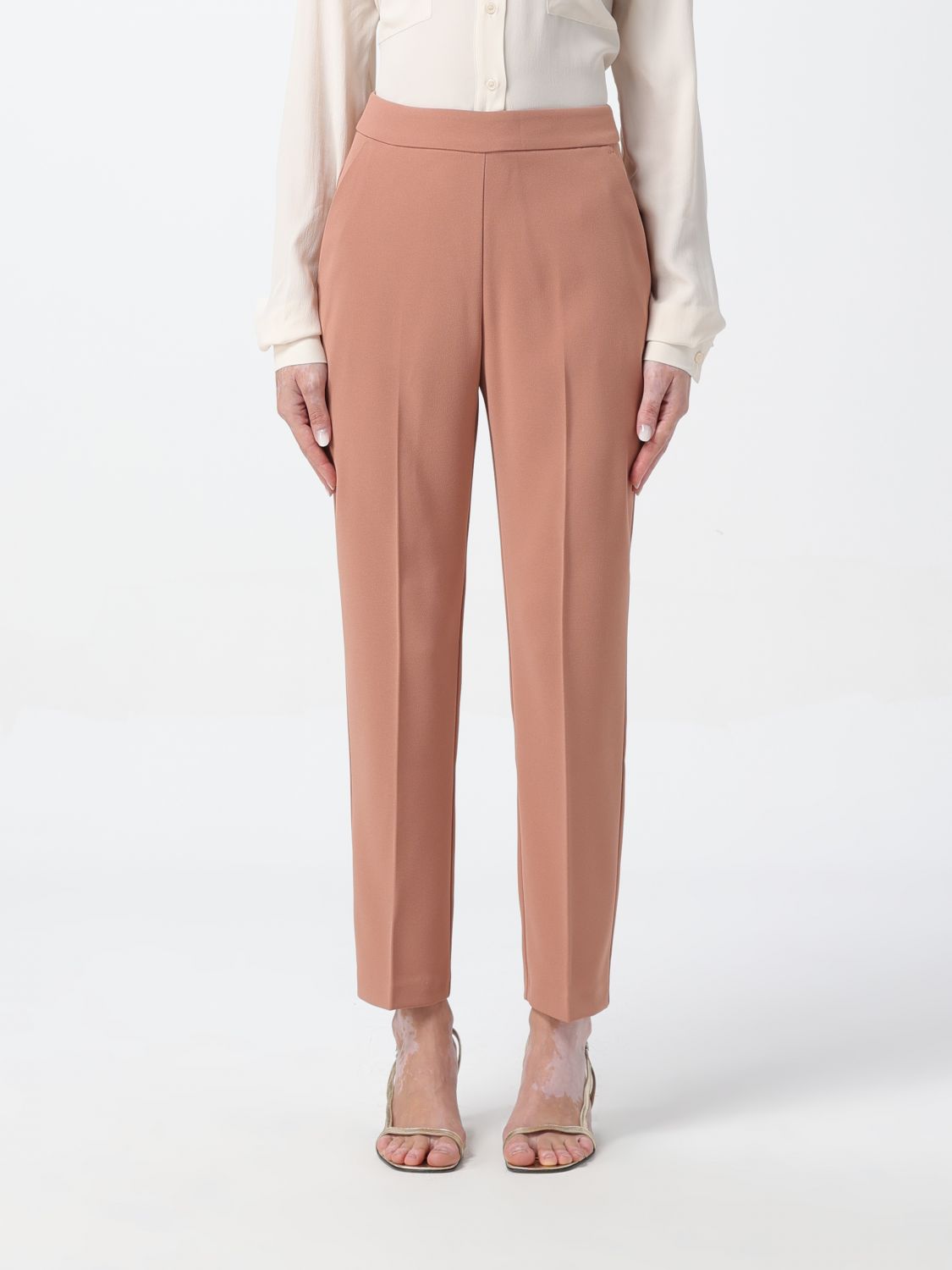 Pinko Trousers PINKO Woman colour Brown