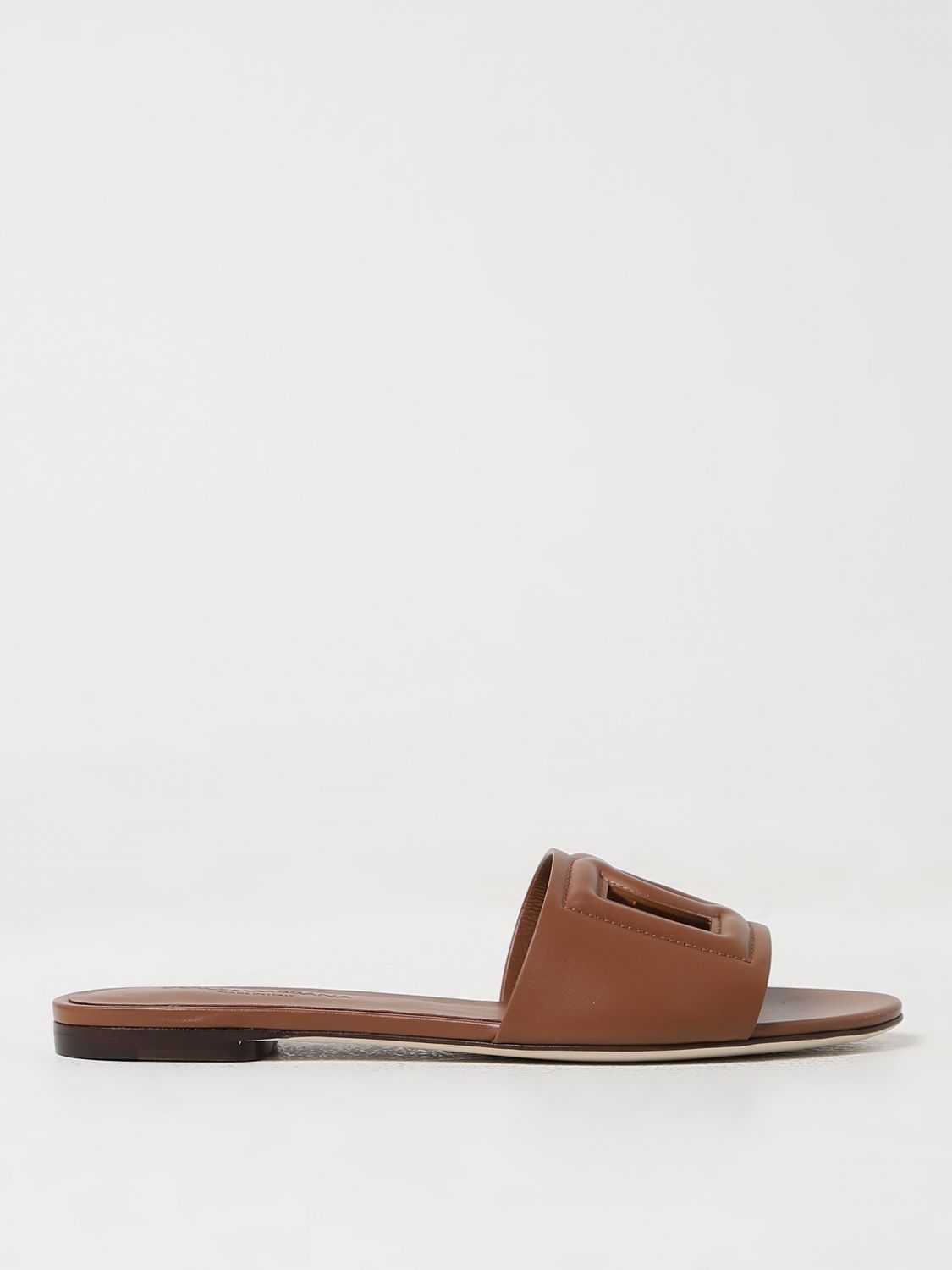 Dolce & Gabbana Flat Sandals DOLCE & GABBANA Woman colour Brown