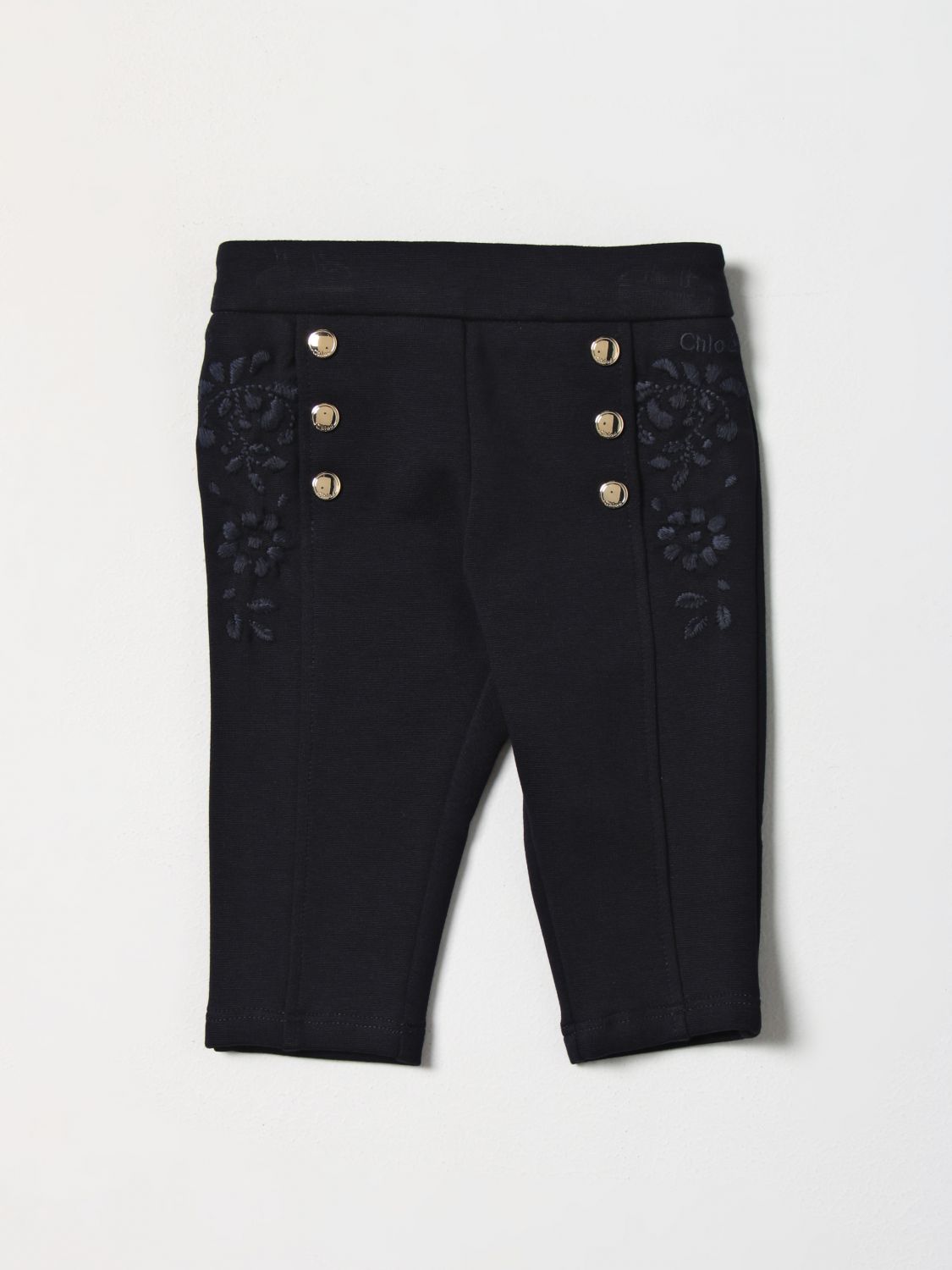 Chloé Trousers CHLOÉ Kids colour Blue