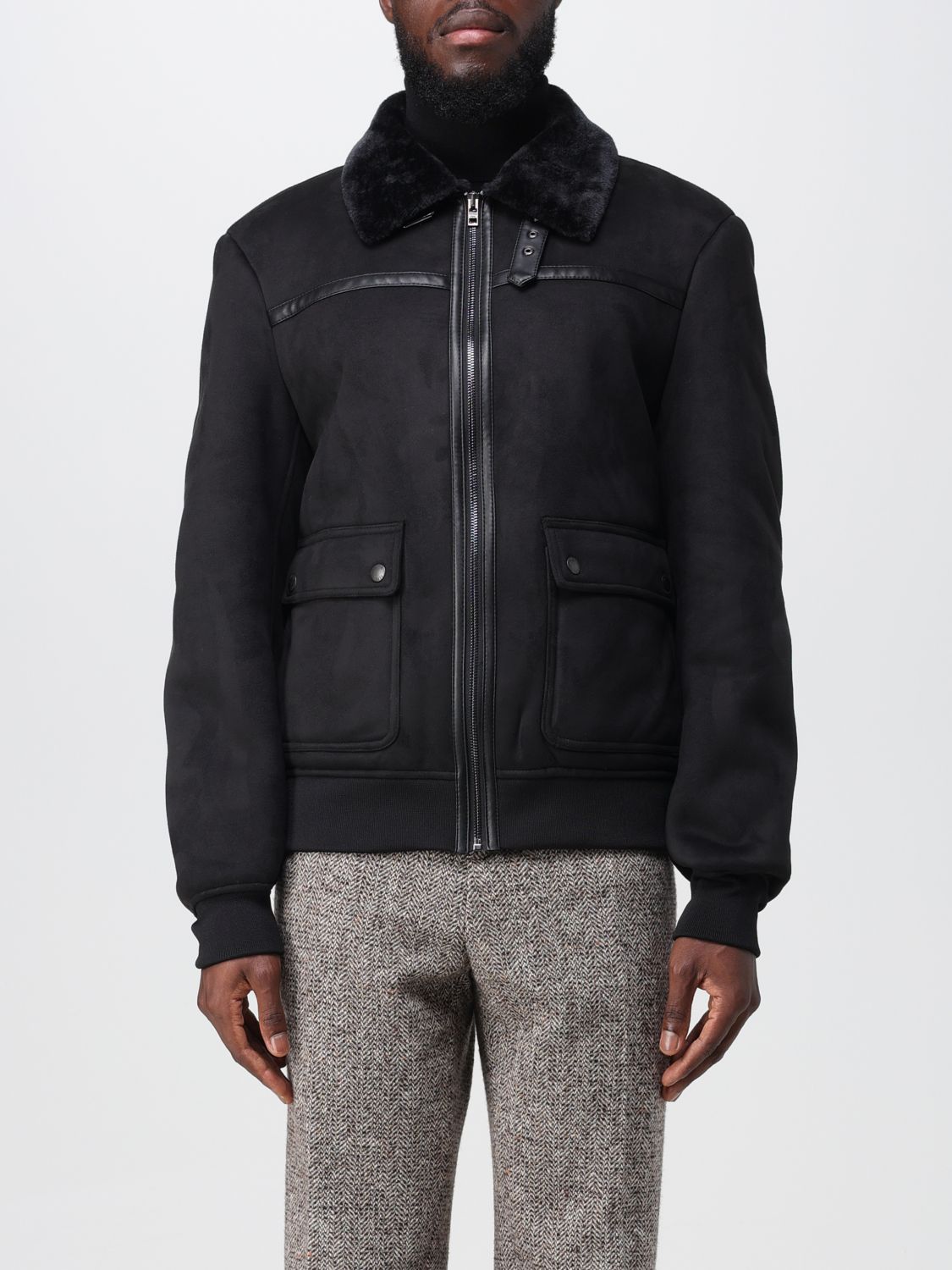 Patrizia Pepe Jacket PATRIZIA PEPE Men colour Black