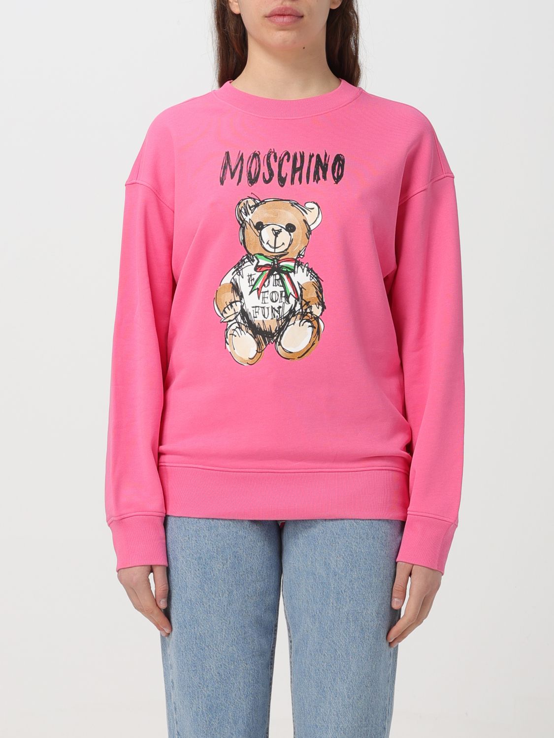 Moschino Couture Sweatshirt MOSCHINO COUTURE Woman colour Fuchsia