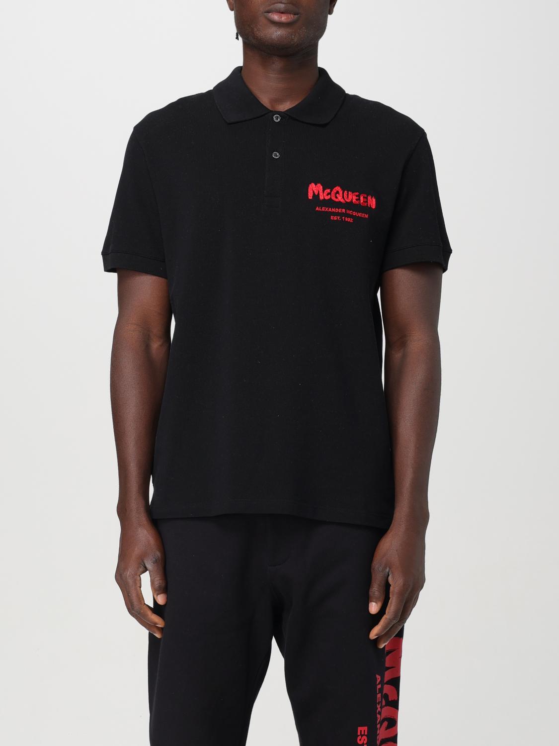 Alexander McQueen Polo Shirt ALEXANDER MCQUEEN Men color Black