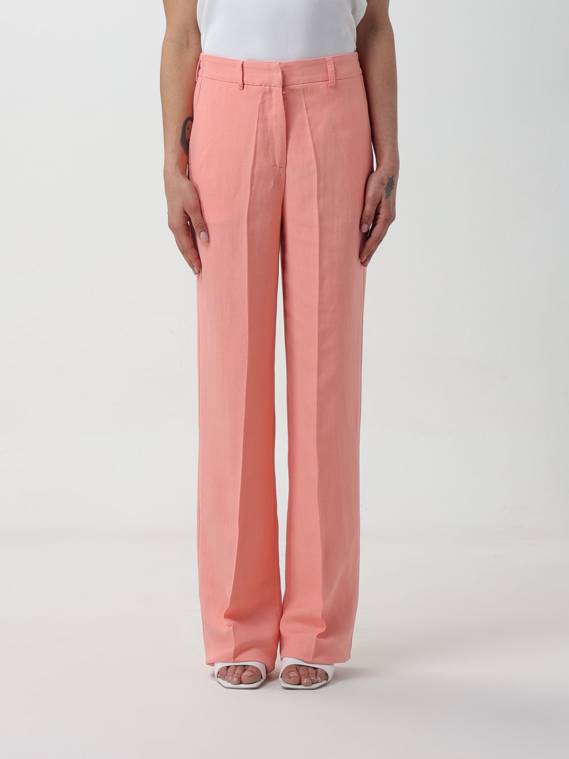 Grifoni Trousers GRIFONI Woman colour Peach