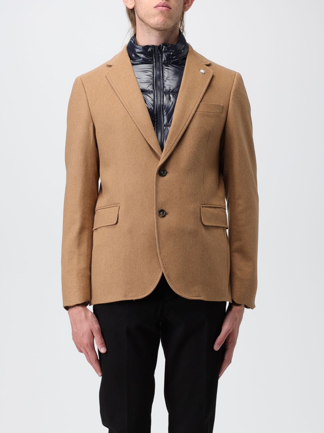 Manuel Ritz Blazer MANUEL RITZ Men colour Mud