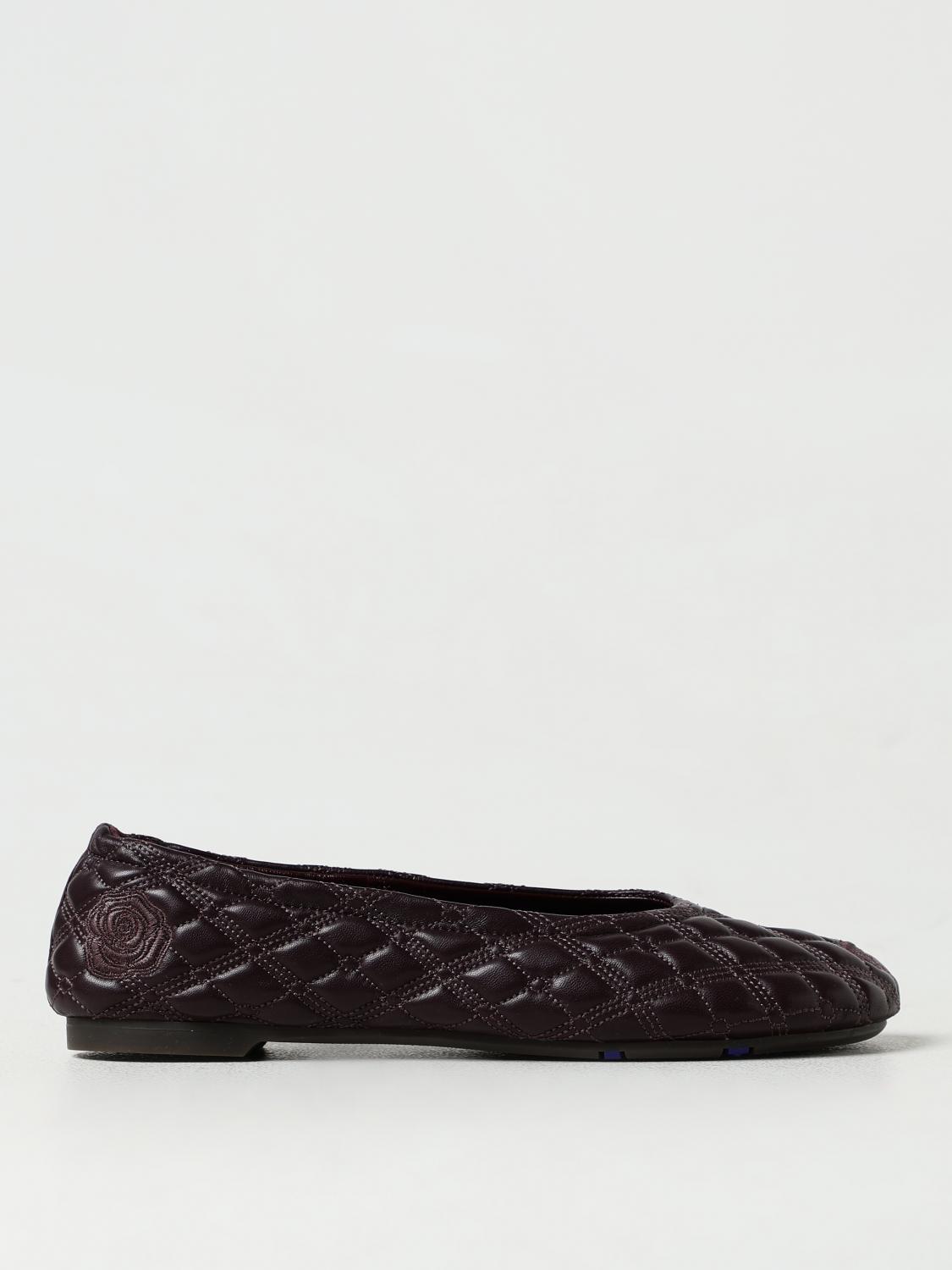 Burberry Ballet Pumps BURBERRY Woman colour Violet